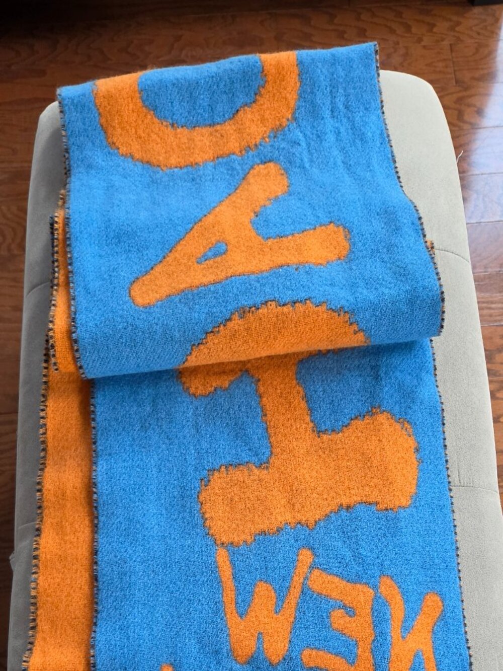 Reversible Coach Wool Scarf